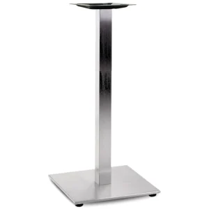 Patas altas para mesas cuadradas Acero Inox. Square