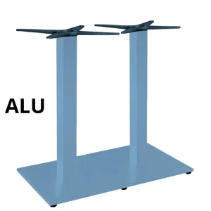 Pata de Mesa Doble ALUMINIO 72h. Rectangular