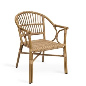 Sillón exterior aluminio y ratan PALMA