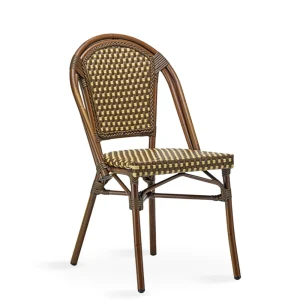 Silla Aluminio Rattán BIARRITZ