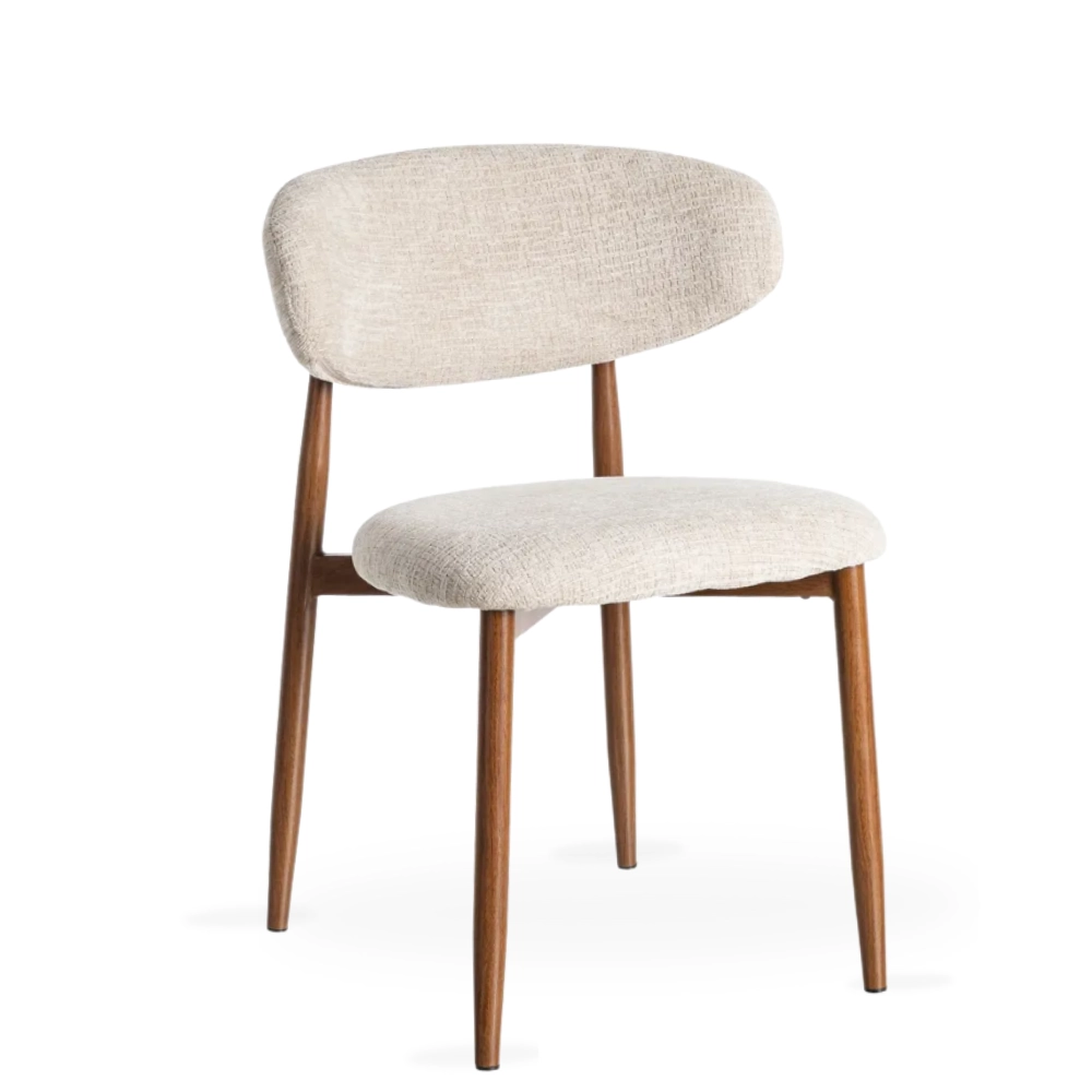 Silla tapizada Crema AVANTI avellana