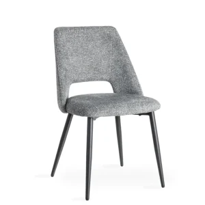 Silla tapizada jaspe Plomo SERENA