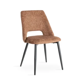 Silla tapizada jaspe Terracota SERENA