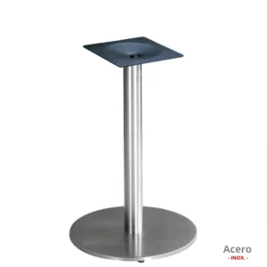 Pie de mesa Acero Inox.