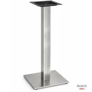 Patas altas para mesas cuadradas Acero Inox. Square