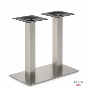 pata central de mesa rectangular doble