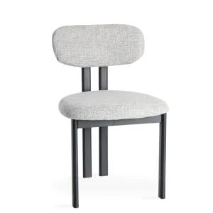 Silla metálica Tapizada REGENCY negra