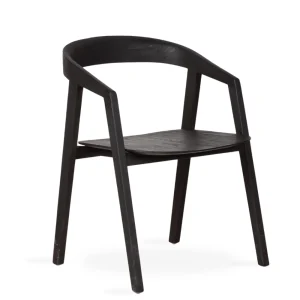 Sillón Teca Negro MANHATTAN