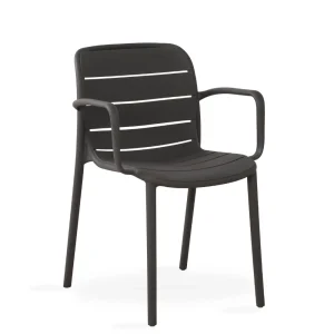 Sillón Polipropileno Grafito AZZURA