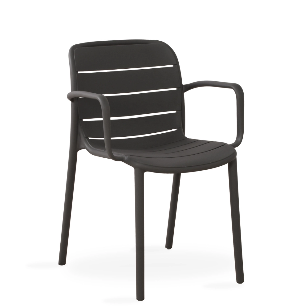 Sillón Polipropileno Grafito AZZURA