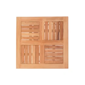 Tablero de Teca maciza cuadrado 80×80