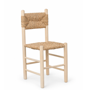 Silla madera y enea