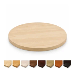 tablero mesa de madera maciza profesional Redondo
